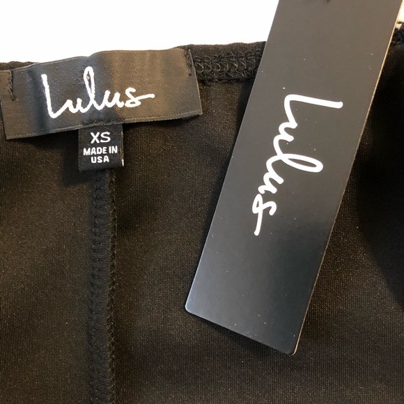 Lulus NWT Sz XS black prom dress - Picture 5 of 5